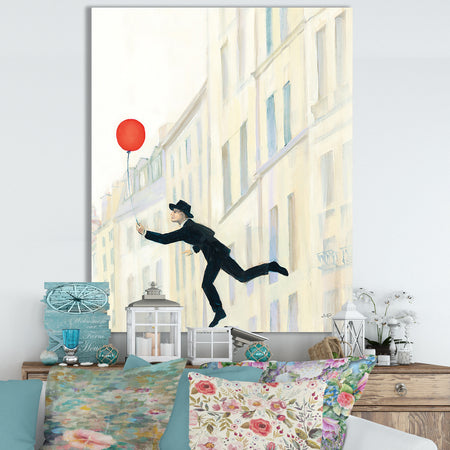 RW Aloft In Paris III - Cottage Canvas Wall Art