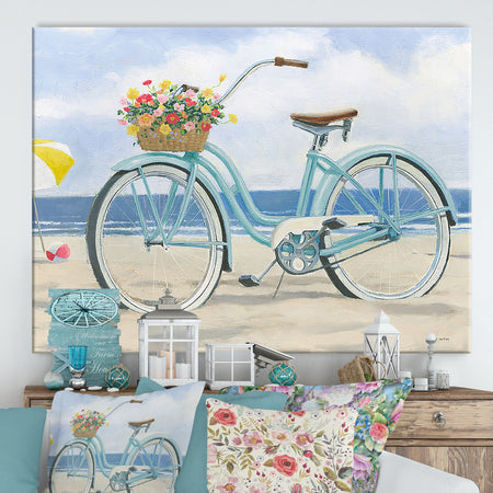 RW Beach Time III - Cottage Canvas Wall Art