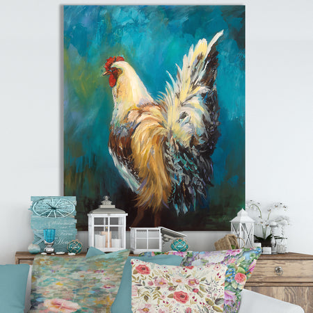Porch Den 'Big Chicken - Cottage Canvas Wall Art