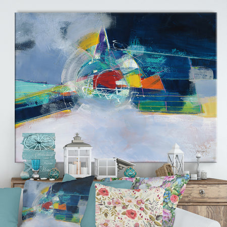 Time and Space - Cottage Canvas Wall Art