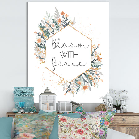 NR Spring Blooms V - Cottage Canvas Wall Art