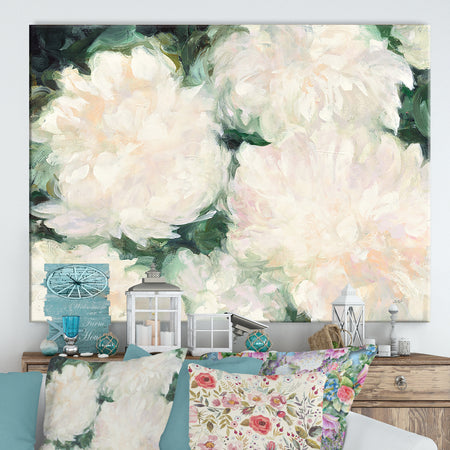 RW Blushing Summer I - Cottage Canvas Wall Art