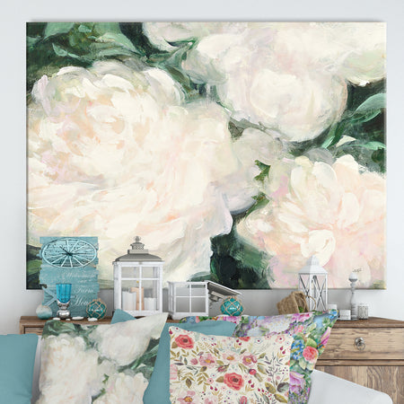 RW Blushing Summer II - Cottage Canvas Wall Art
