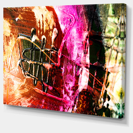 Structure Abstract Art - Abstract Canvas Art Print
