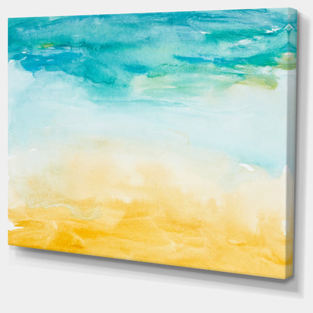 Soil and Sky Strokes - Landscape Canvas Art Print