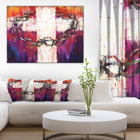 Crown of Thorns - Abstract Canvas Art Print