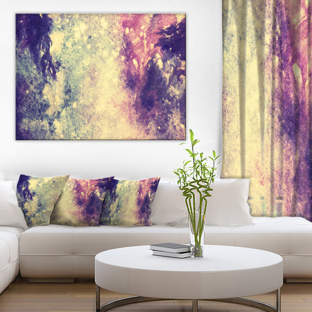 Deep Blue and Purple - Abstract Canvas Print