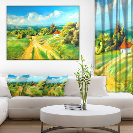 Color of Summer - Landscape Canvas Art Print