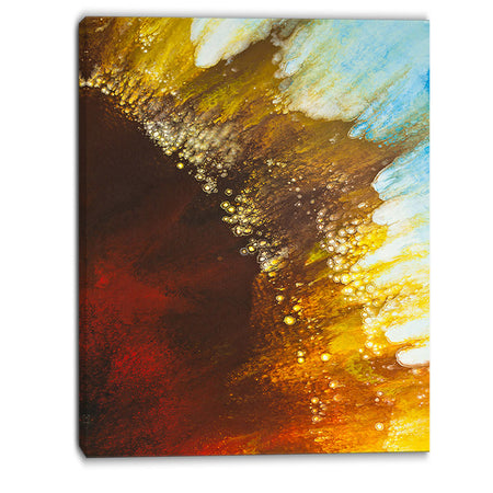 Blow of Brown - Abstract Canvas Art Print