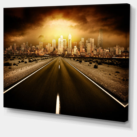 World's End - Landscape Photography Canvas Art Print
