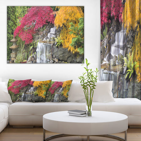 Japanese Maple Trees Floral Photography Canvas Print