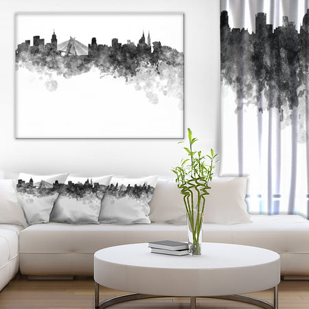 Sao Paulo Skyline - Cityscape Canvas Artwork Print