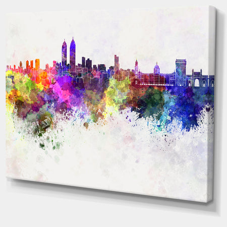 Mumbai Skyline - Cityscape Canvas Wall Art Print