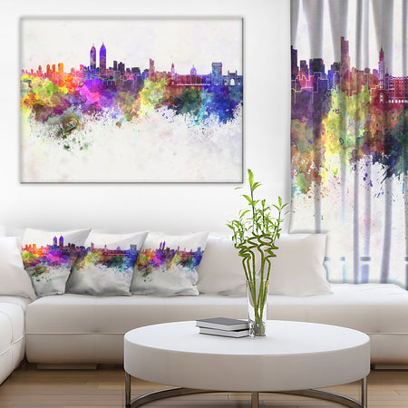 Mumbai Skyline - Cityscape Canvas Wall Art Print