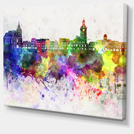 Brasov Skyline - Cityscape Canvas Artwork Print