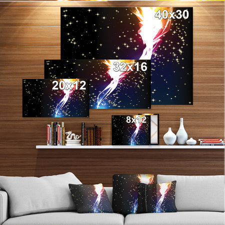 Light flower - Contemporary Canvas Art Print