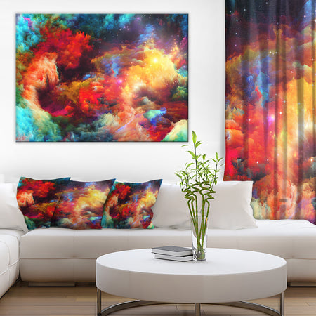 Fractal Paint Fusion - Contemporary Art Canvas Print