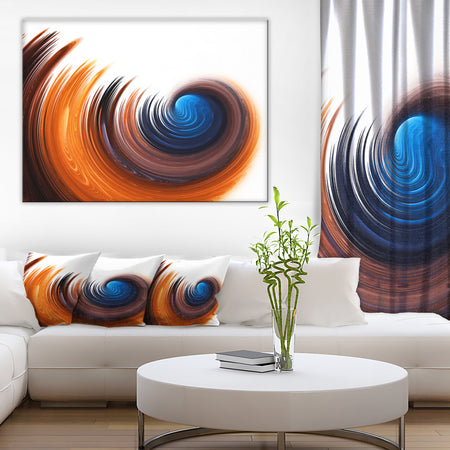 Elegant Spiral Design - Digital Canvas Art Print
