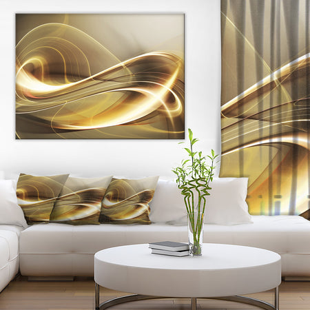 Elegant Modern Sofa - Abstract Digital Canvas Print