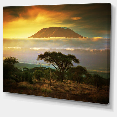 Mount Kilimanjaro Photography- Landscape Canvas Print