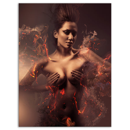 Woman - Sensual Contemporary Canvas Art Print