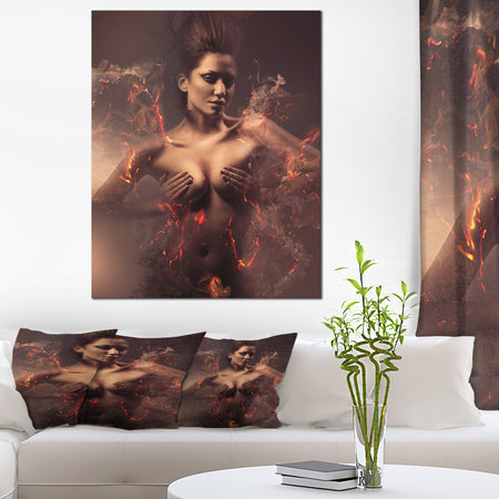 Woman - Sensual Contemporary Canvas Art Print