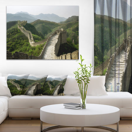 Great Wall of China Photography Canvas Art Print