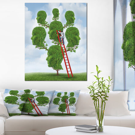Family Therapy - Abstract Digital Canvas Print