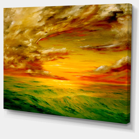 Santa Rosa California - Landscape Painting Canvas Print