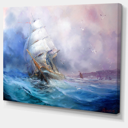 Sea Breeze - Seascape Painting Canvas Print