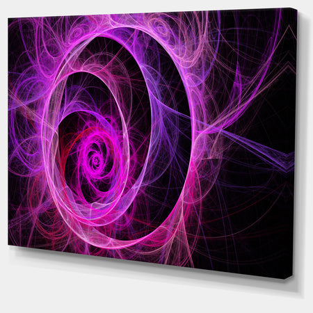 Exotic Pink Flower - Floral Digital Art Canvas Print