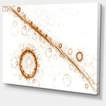 Live Cell Protein under Microscope - Digital Art Canvas Print