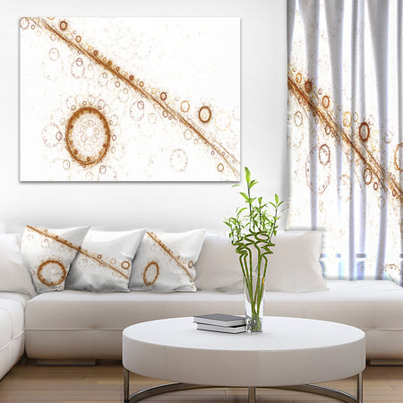 Live Cell Protein under Microscope - Digital Art Canvas Print