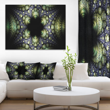 Into the Center of Fraction - Abstract Digital Art Canvas Print