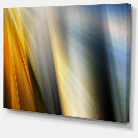 Rays of Speed Vertical - Abstract Digital Art Canvas Print