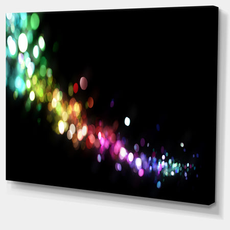 Colorful Abstract Lighting - Abstract Digital Art Canvas Print