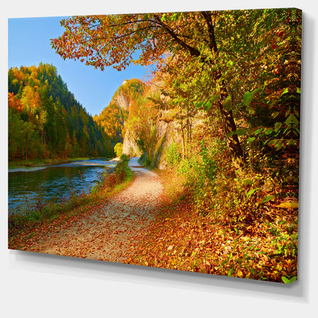 Dunajec River Gorge in Autumn - Landscape Large Wall Art