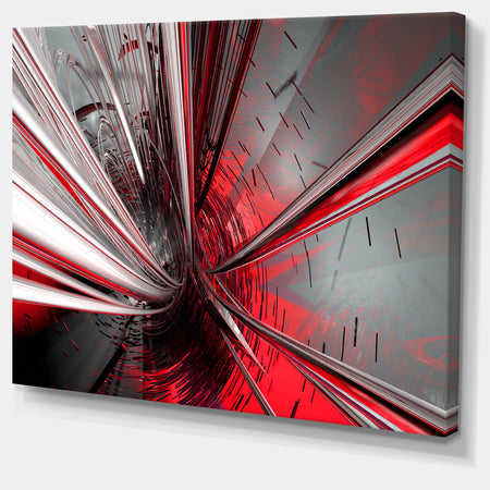 Fractal 3D Deep into Middle - Contemporary Canvas Art Print