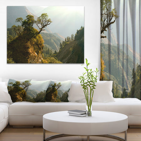 Enchanted Nepal Mountains - Landscape Photography Canvas Print