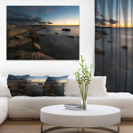 Dark Sydney Coastline - Seashore Canvas Wall Artwork