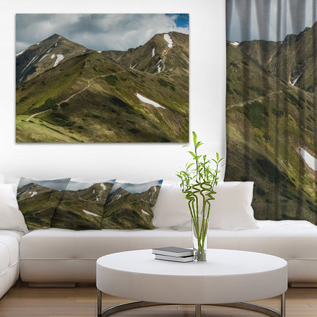 Trekking Patch in Tatra Mountains - Landscape Art Print Canvas