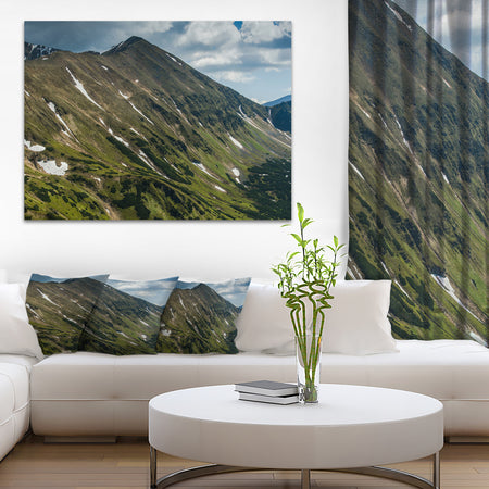 Tatra Mountains Panoramic View - Landscape Art Print Canvas