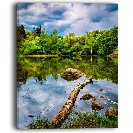 Boyana Lake in Sofia Bulgaria - Landscape Art Print Canvas