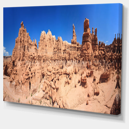 Hoodoo Rock Pinnacles in Goblin Valley - Landscape Art Print Canvas