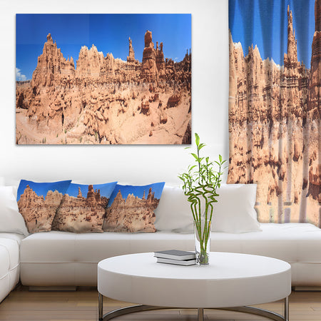 Hoodoo Rock Pinnacles in Goblin Valley - Landscape Art Print Canvas