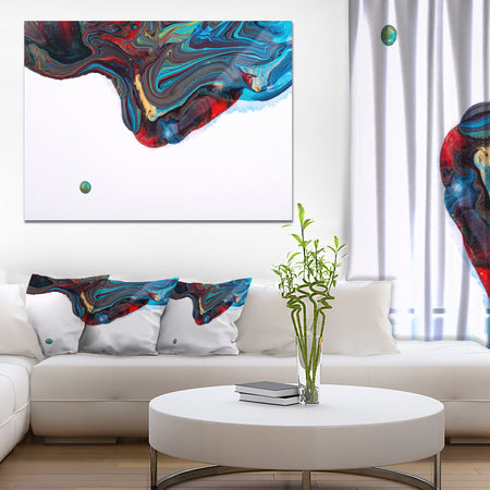 Multi-Color Abstract Acrylic Paint Mix - Abstract Art on Canvas