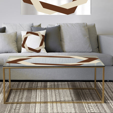 Silver Star - Metal Glam Coffee Table
