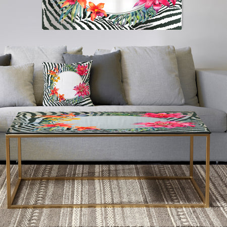 Leopard 3 - Metal Traditional Coffee Table