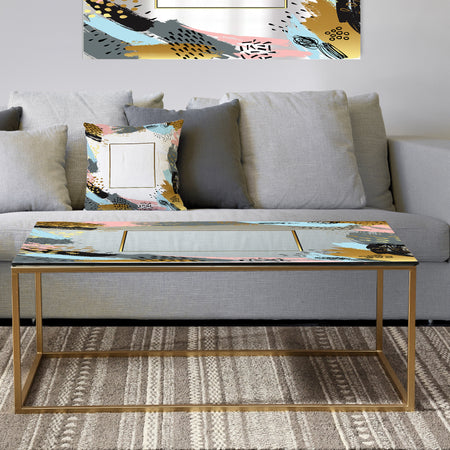 Playful Gold 9 - Metal Glam Coffee Table