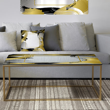 Groovy Jungle 15 - Metal Modern Coffee Table